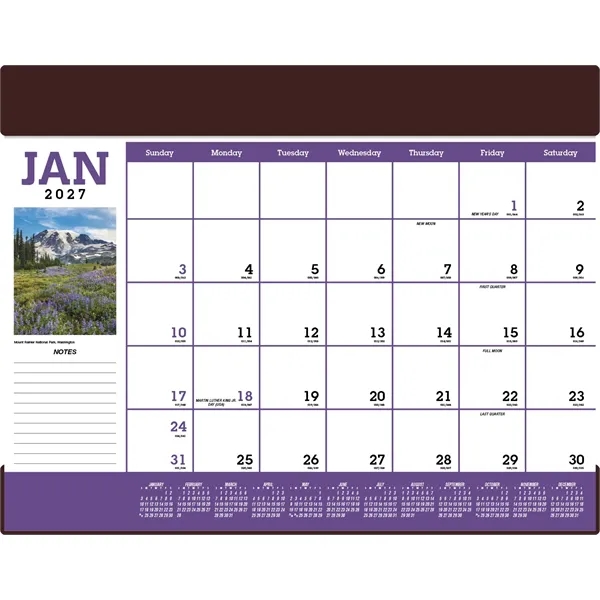 Scenic Desk Pad... from ASI 40480 Koozie Group / Norwood Triumph Calendar