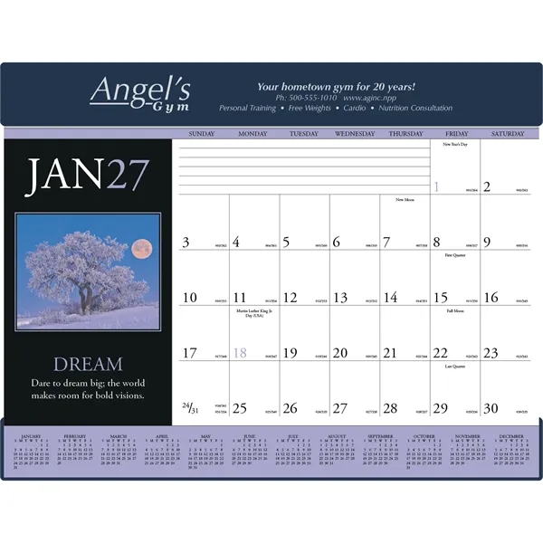 Motivations Desk Pad... from ASI 40480 Koozie Group / Norwood Triumph Calendar