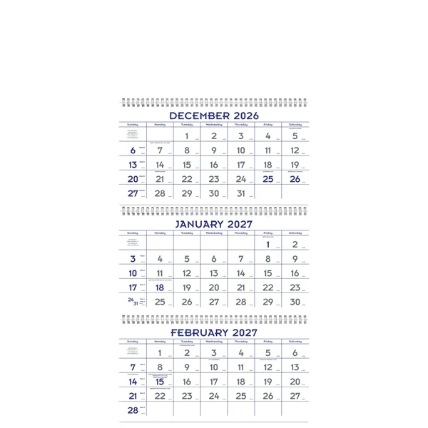 Blue & Grey Commercial Planner... from ASI 40480 Koozie Group / Norwood Triumph Calendar