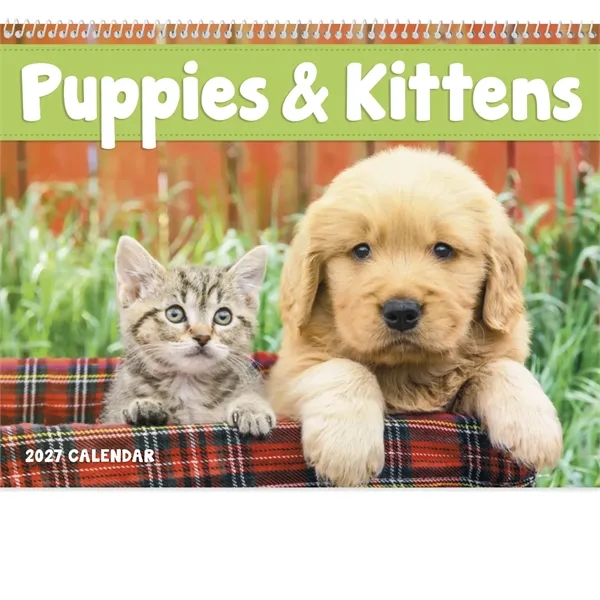 Puppies & Kittens - Spiral... from ASI 40480 Koozie Group / Norwood Triumph Calendar