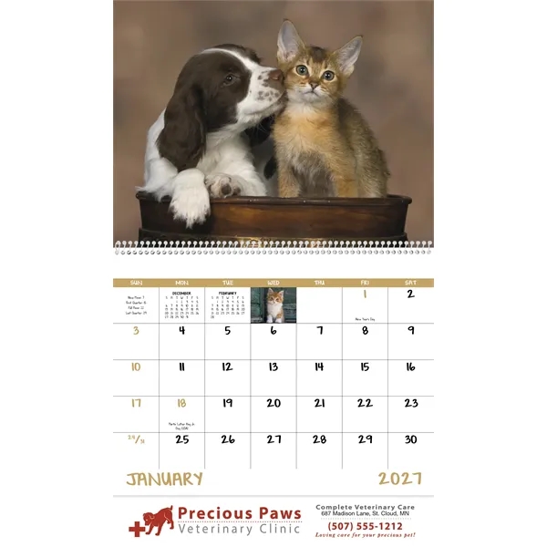 Puppies & Kittens - Spiral... from ASI 40480 Koozie Group / Norwood Triumph Calendar