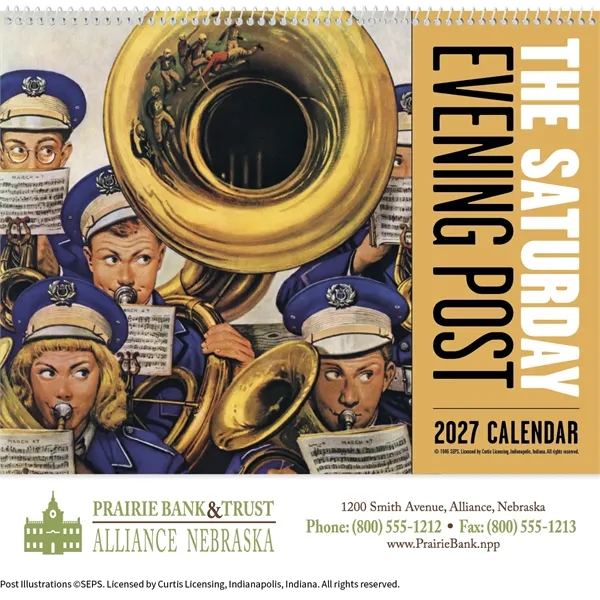 The Saturday Evening Post - Spiral... from ASI 40480 Koozie Group / Norwood Triumph Calendar