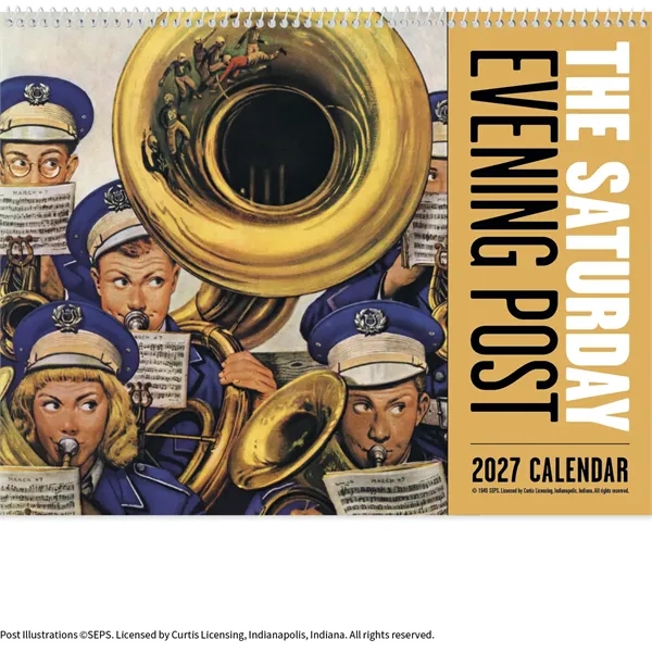 The Saturday Evening Post - Spiral... from ASI 40480 Koozie Group / Norwood Triumph Calendar