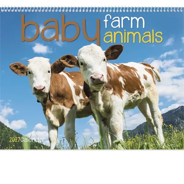 Baby Farm Animals - Spiral... from ASI 40480 Koozie Group / Norwood Triumph Calendar