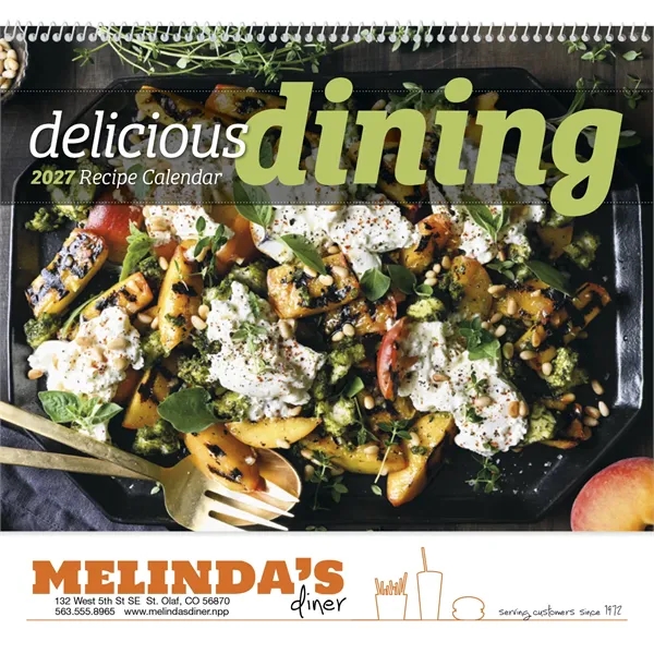 Delicious Dining - Spiral... from ASI 40480 Koozie Group / Norwood Triumph Calendar