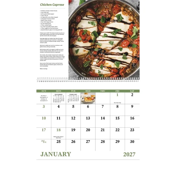 Delicious Dining - Spiral... from ASI 40480 Koozie Group / Norwood Triumph Calendar