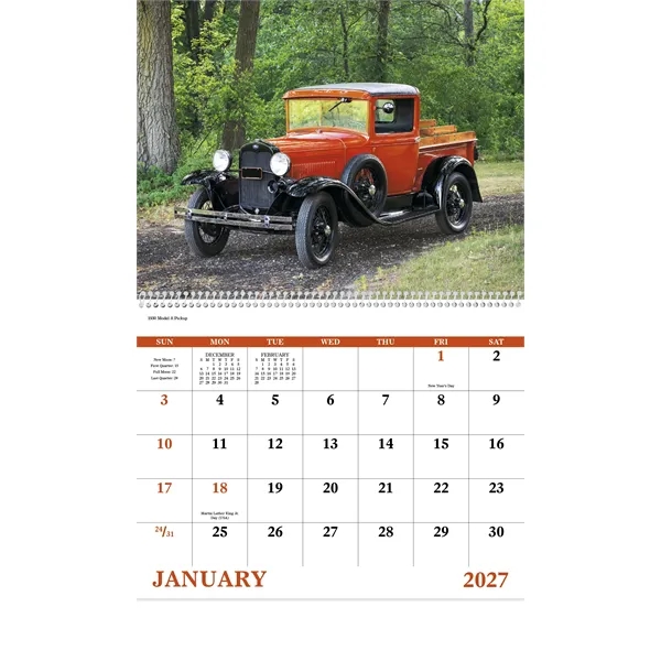 Treasured Trucks - Spiral... from ASI 40480 Koozie Group / Norwood Triumph Calendar