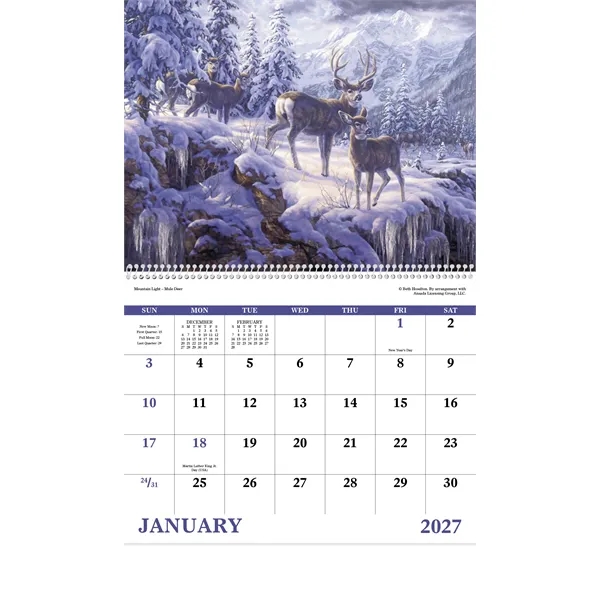 Wildlife Canvas - Spiral... from ASI 40480 Koozie Group / Norwood Triumph Calendar