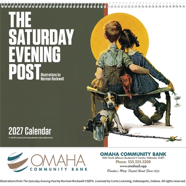 The Saturday Evening Post - Spiral... from ASI 40480 Koozie Group / Norwood Triumph Calendar