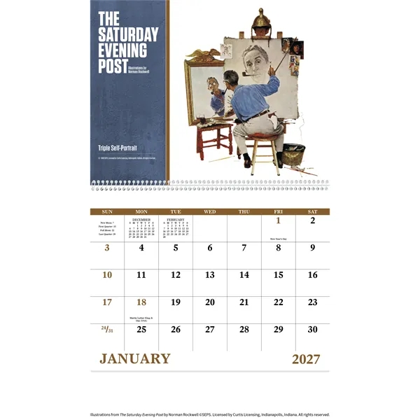 The Saturday Evening Post - Spiral... from ASI 40480 Koozie Group / Norwood Triumph Calendar