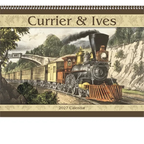 Currier & Ives - Spiral... from ASI 40480 Koozie Group / Norwood Triumph Calendar