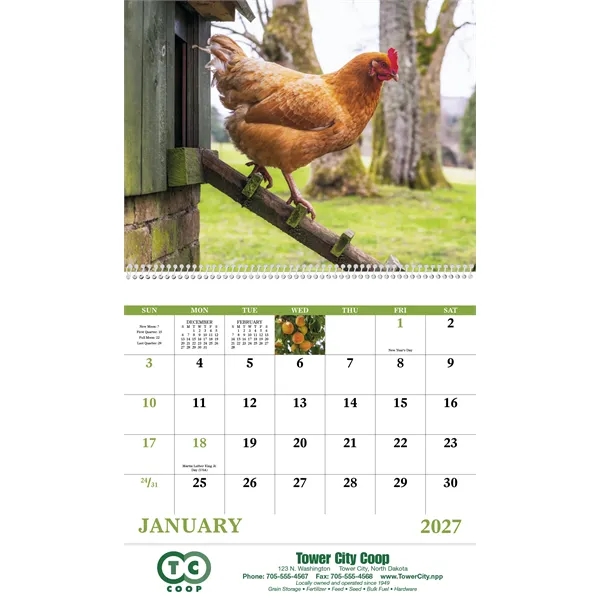 Agriculture - Spiral... from ASI 40480 Koozie Group / Norwood Triumph Calendar