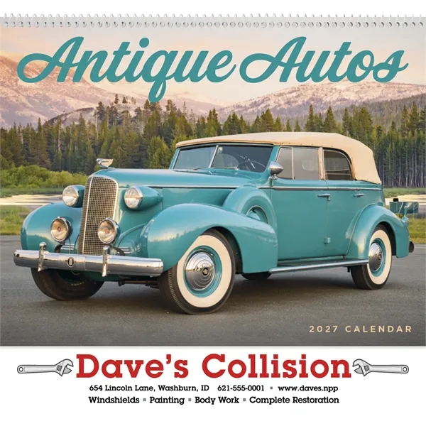 Antique Autos - Spiral... from ASI 40480 Koozie Group / Norwood Triumph Calendar