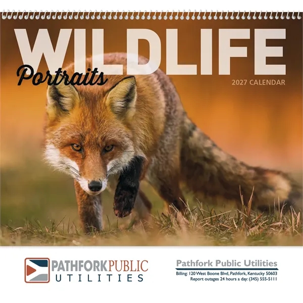 Wildlife Portraits - Spiral... from ASI 40480 Koozie Group / Norwood Triumph Calendar