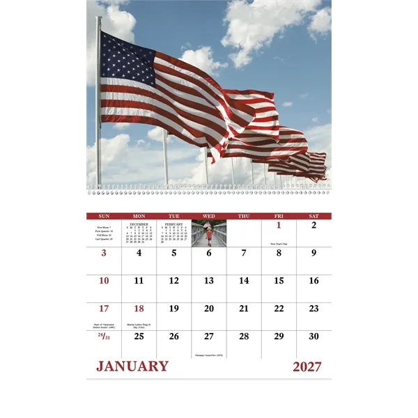 Celebrate America - Spiral... from ASI 40480 Koozie Group / Norwood Triumph Calendar