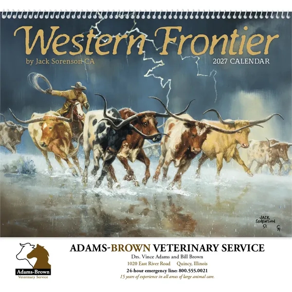Western Frontier - Spiral... from ASI 40480 Koozie Group / Norwood Triumph Calendar