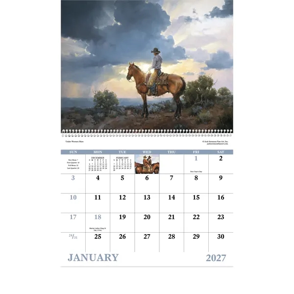 Western Frontier - Spiral... from ASI 40480 Koozie Group / Norwood Triumph Calendar