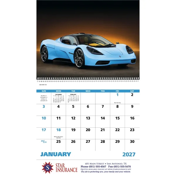 Exotic Sports Cars - Spiral... from ASI 40480 Koozie Group / Norwood Triumph Calendar