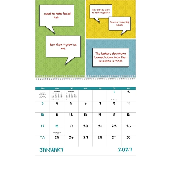 Dad Jokes - Spiral... from ASI 40480 Koozie Group / Norwood Triumph Calendar