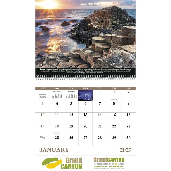 The Power of Nature - Spiral... from ASI 40480 Koozie Group / Norwood Triumph Calendar