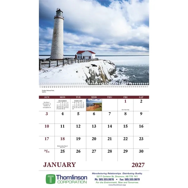 Canadian National Parks - Spiral... from ASI 40480 Koozie Group / Norwood Triumph Calendar