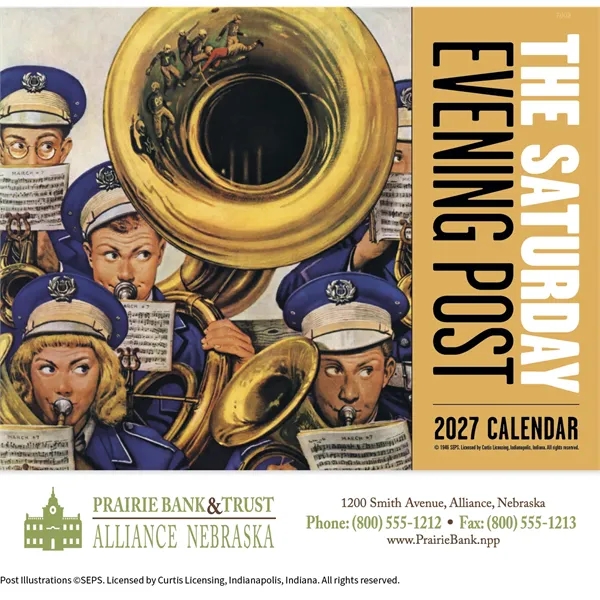 The Saturday Evening Post - Stapled... from ASI 40480 Koozie Group / Norwood Triumph Calendar