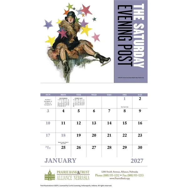 The Saturday Evening Post - Stapled... from ASI 40480 Koozie Group / Norwood Triumph Calendar