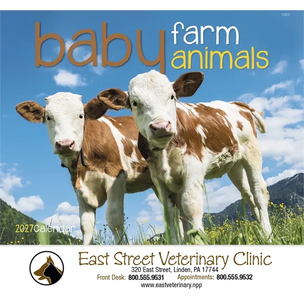 Baby Farm Animals - Stapled... from ASI 40480 Koozie Group / Norwood Triumph Calendar