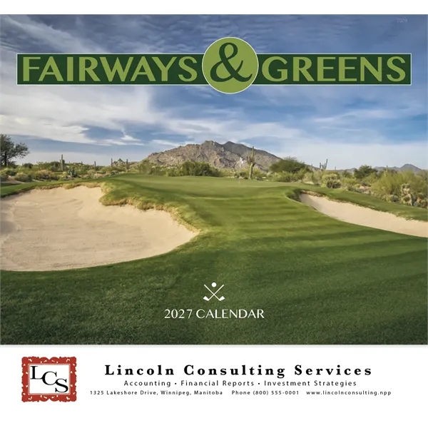 Fairways & Greens - Stapled... from ASI 40480 Koozie Group / Norwood Triumph Calendar