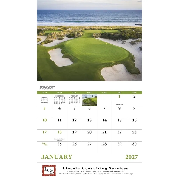 Fairways & Greens - Stapled... from ASI 40480 Koozie Group / Norwood Triumph Calendar