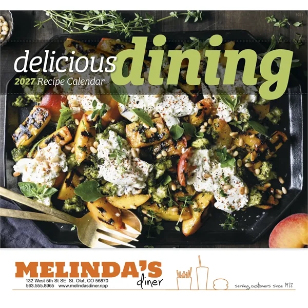 Delicious Dining - Stapled... from ASI 40480 Koozie Group / Norwood Triumph Calendar