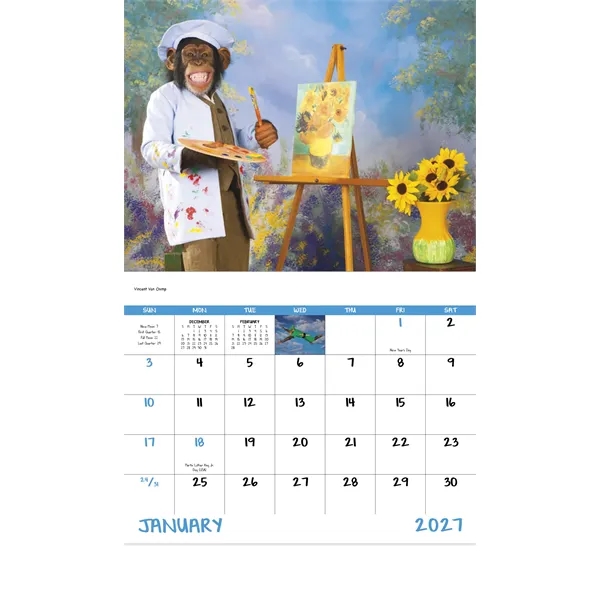 Monkey Mischief - Stapled... from ASI 40480 Koozie Group / Norwood Triumph Calendar