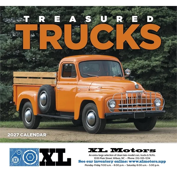 Treasured Trucks - Stapled... from ASI 40480 Koozie Group / Norwood Triumph Calendar