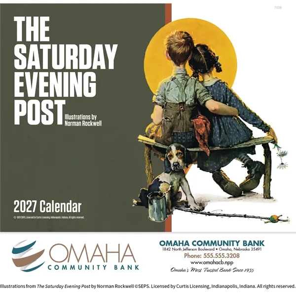 The Saturday Evening Post - Stapled... from ASI 40480 Koozie Group / Norwood Triumph Calendar