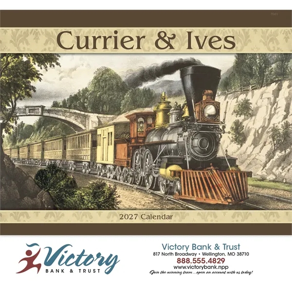 Currier & Ives - Stapled... from ASI 40480 Koozie Group / Norwood Triumph Calendar