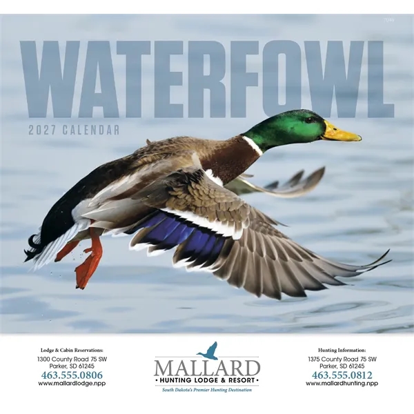11 x 19 2024 Waterfowl 13-month wall stapled calendar on 60#... from ASI 40480 Koozie Group / Norwood Triumph Calendar