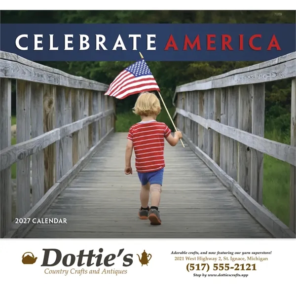 Celebrate America - Stapled... from ASI 40480 Koozie Group / Norwood Triumph Calendar