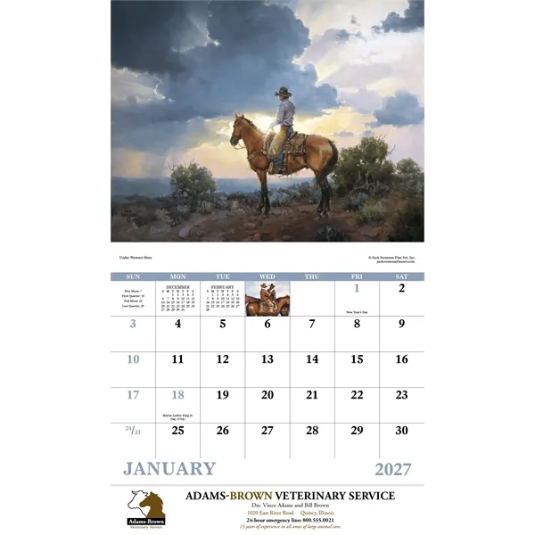 Western Frontier - Stapled... from ASI 40480 Koozie Group / Norwood Triumph Calendar