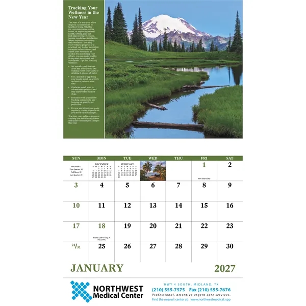 Healthy Living - Stapled... from ASI 40480 Koozie Group / Norwood Triumph Calendar