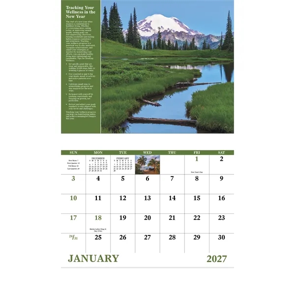 Healthy Living - Stapled... from ASI 40480 Koozie Group / Norwood Triumph Calendar