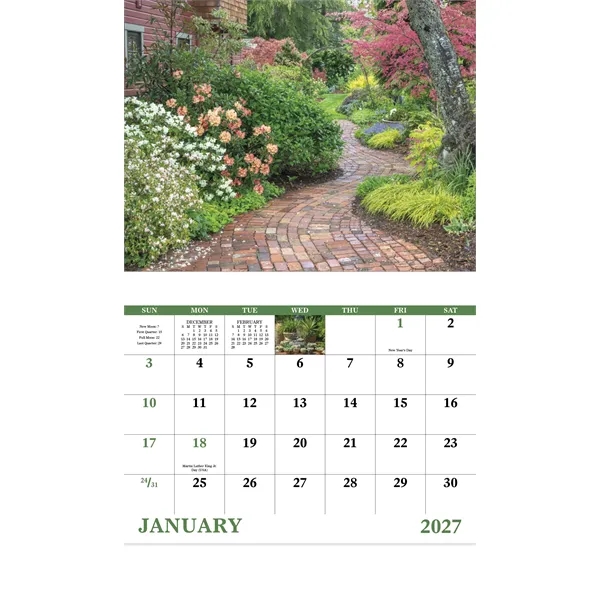 Garden Walk - Stapled... from ASI 40480 Koozie Group / Norwood Triumph Calendar