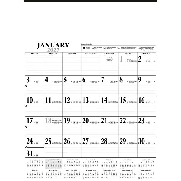 Large Contractor Calendar... from ASI 40480 Koozie Group / HotLine®