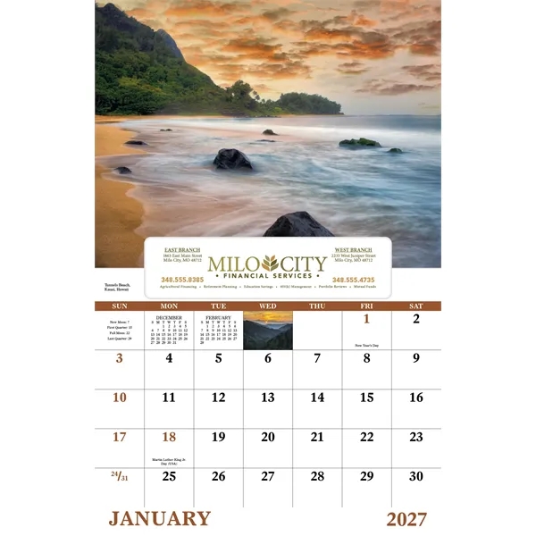 Landscapes of America - Window... from ASI 40480 Koozie Group / Norwood Triumph Calendar