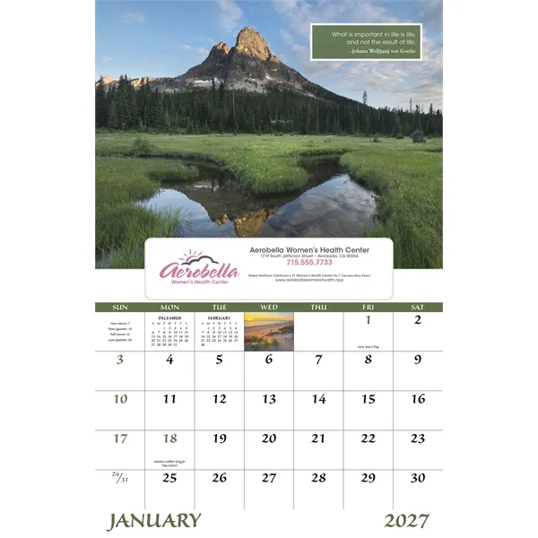 Inspirations for Life - Window... from ASI 40480 Koozie Group / Norwood Triumph Calendar