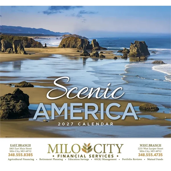 Scenic America® Appointment Calendar - Stapled... from ASI 40480 Koozie Group / HotLine®