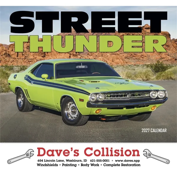 Street Thunder Appointment Calendar - Stapled... from ASI 40480 Koozie Group / HotLine®