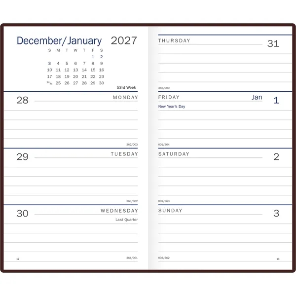 Standard Weekly Pocket Planner... from ASI 40480 Koozie Group / Norwood Triumph Calendar