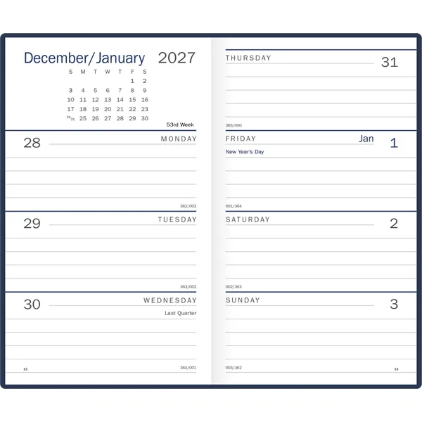 Standard Weekly Pocket Planner... from ASI 40480 Koozie Group / Norwood Triumph Calendar