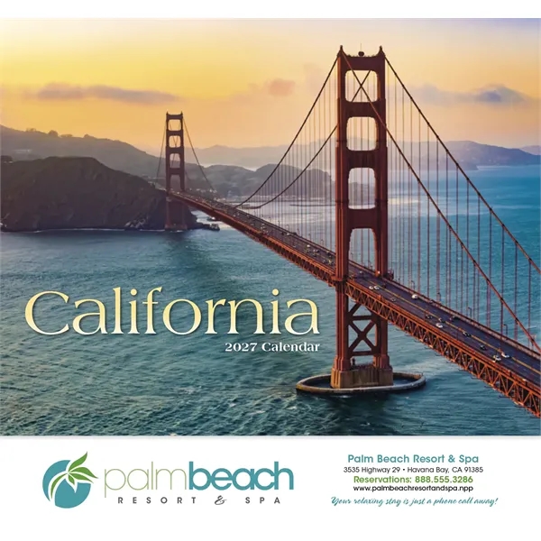 California Appointment Calendar - Stapled... from ASI 40480 Koozie Group / HotLine®