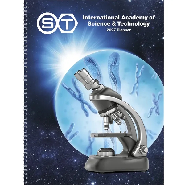 Standard Year Desk Planner with Custom Cover... from ASI 40480 Koozie Group / Norwood Triumph Calendar